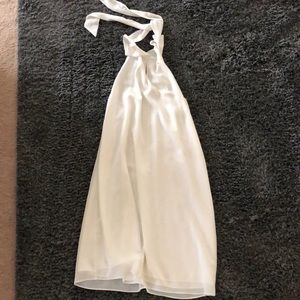 White Naked Zebra Dress